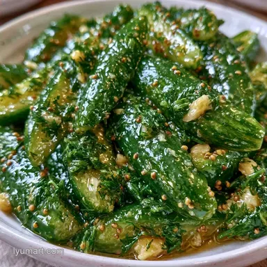 Mustard Seed Dill Pickles in 20 Minutes