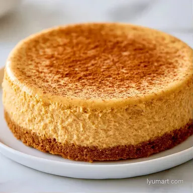 No Bake Pumpkin Cheesecake: Creamy Recipe Card