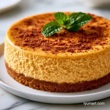 No Bake Pumpkin Cheesecake: Creamy