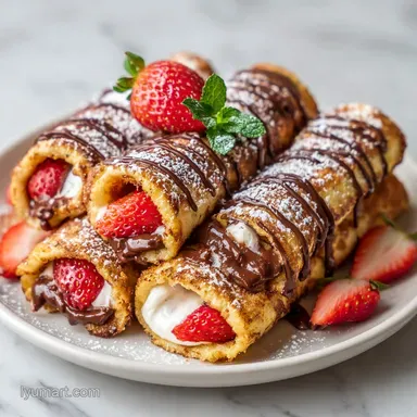 Nutella French Toast Rolls in 25 Minutes: Crispy Golden Bites