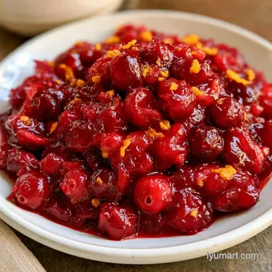 Orange Cranberry Sauce for 10 Servings