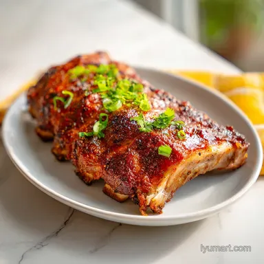 Dry Rub Ribs for 6 Servings Tender Oven Baked BBQ Style