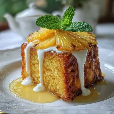 Pineapple Cake Recipe - Moist & Tender