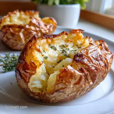 Baked Potato at 400 Degrees: Oven-Only Crispy Skin Recipe Card