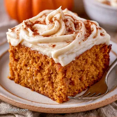 Pumpkin Cake Cream Cheese Frosting: Moist Recipe Card