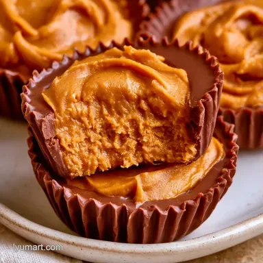 Silky Pumpkin Reeses Peanut Butter Cups Recipe Card
