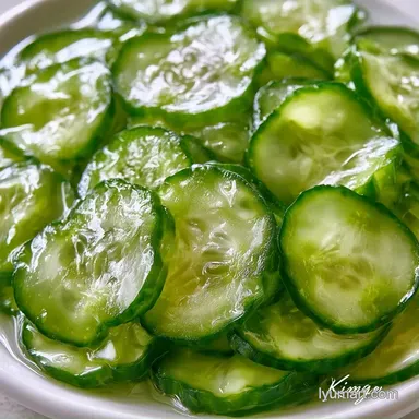 Quick Pickled Cucumber Recipe in 45 Min Recipe Card