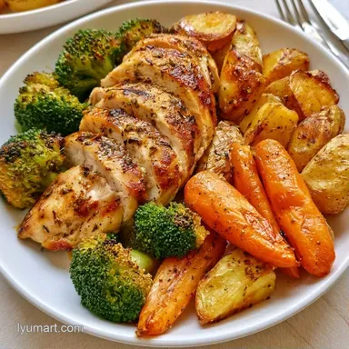 Ranch Chicken Packets for 4 Servings Recipe Card