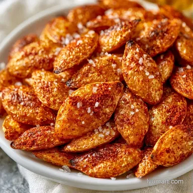Crunchy Roasted Pumpkin Seeds Recipe Card