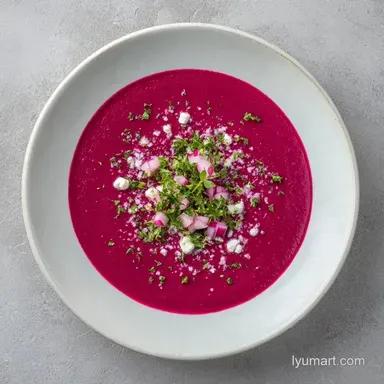 Russian Summer Beet Soup in 20 Minutes