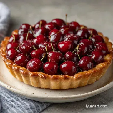 Rustic Cherry Pie Galette: Buttery Crust Recipe Card