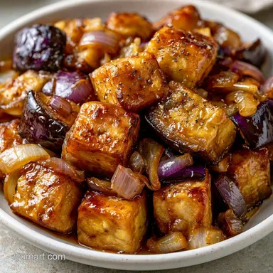 Sauteed Eggplant in 20 Minutes Recipe Card