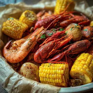 Seafood Boil Bag Oven-Only Method Ready in 45 Min Recipe Card