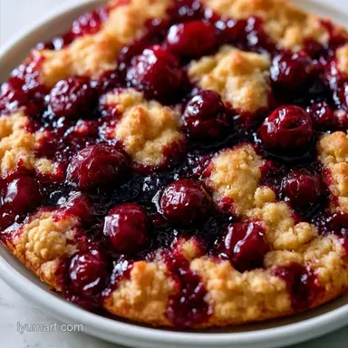 Cherry Cobbler for 9 Servings