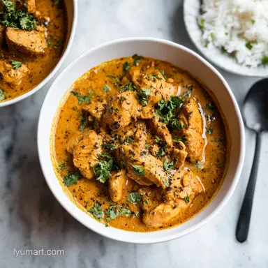 Slow Cooker Butter Chicken: Silky Curry in 4 Hours 15 Minutes Recipe Card