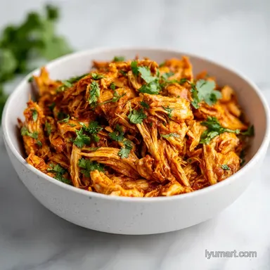 Slow Cooker Taco Chicken Recipe for 6 Servings Recipe Card