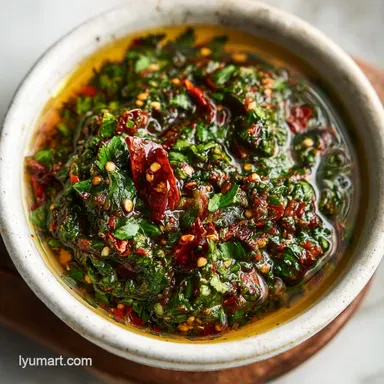 Smoky Red Chimichurri Recipe for Grilling (10 Min Prep) Recipe Card
