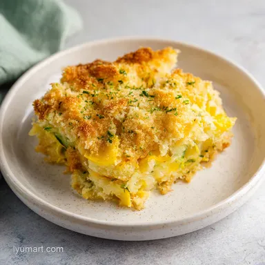 Yellow Squash Casserole: Southern Style with Buttery Topping