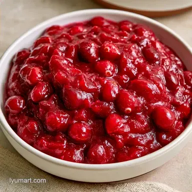 Spiced Cranberry Sauce with Orange Juice