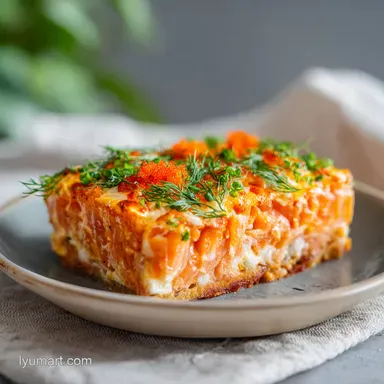 Spicy Salmon Sushi Bake Recipe in 35 Min