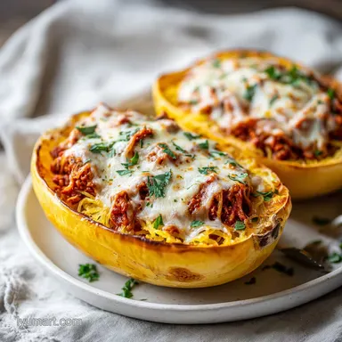 Spaghetti Squash Lasagna with Turkey Recipe Card