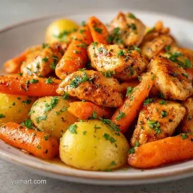 Summer Chicken Stew with Leeks Recipe Card