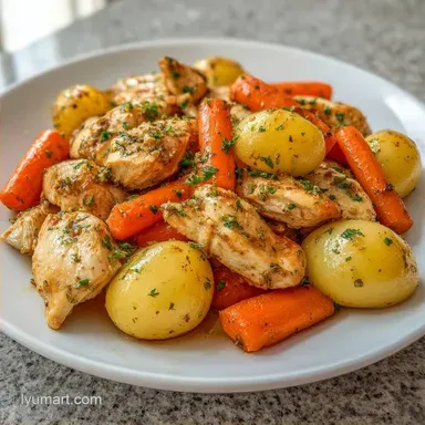 Summer Chicken Stew with Leeks