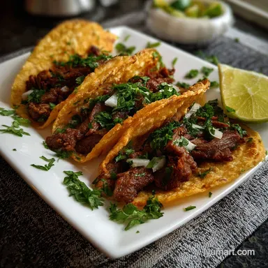 Tacos de Lengua Recipe: Slow-Cooked Perfection Recipe Card