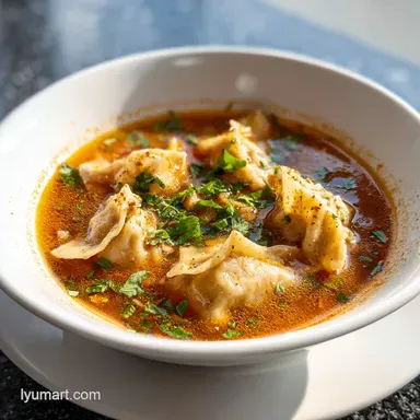 Tasty Thai Potsticker Soup Gluten Free
