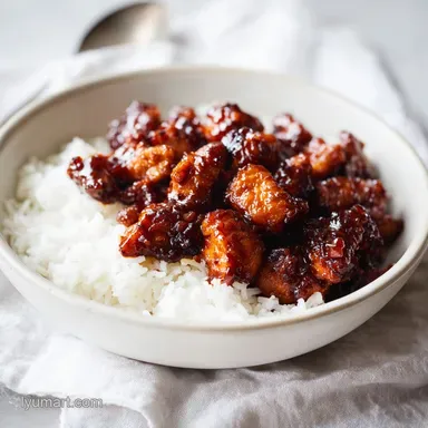 Teriyaki Chicken Casserole in 1 Hour Recipe Card