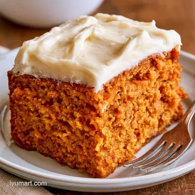 Two Ingredient Pumpkin Cake in 30 Min Recipe Card