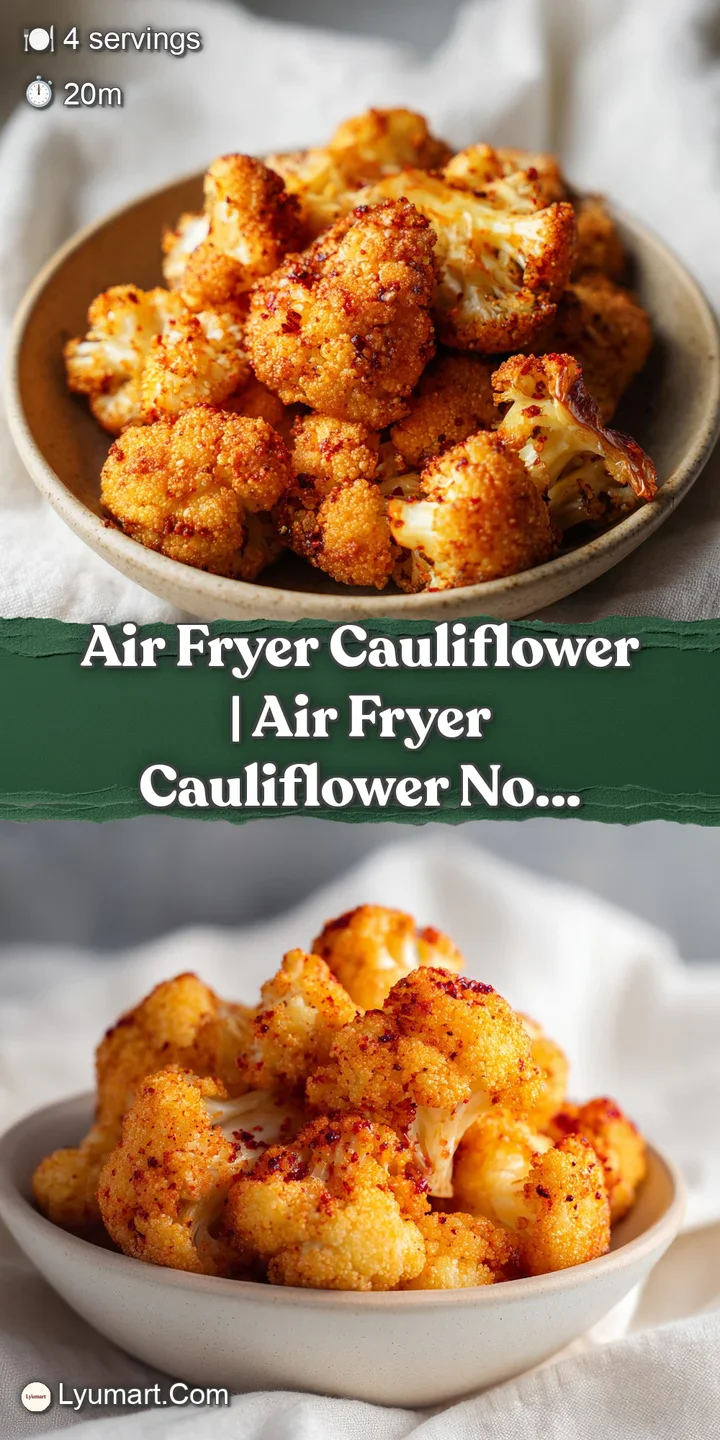 Macro shot of crispy, caramelized cauliflower edges with glistening oil and a sprinkle of coarse sea salt