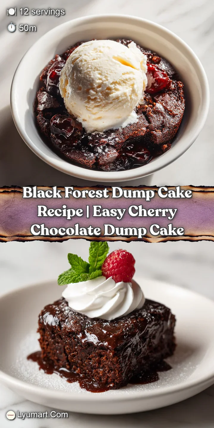 Close-up of dark, moist chocolate cake layers peeking through mounds of fluffy whipped cream and ruby red cherries.