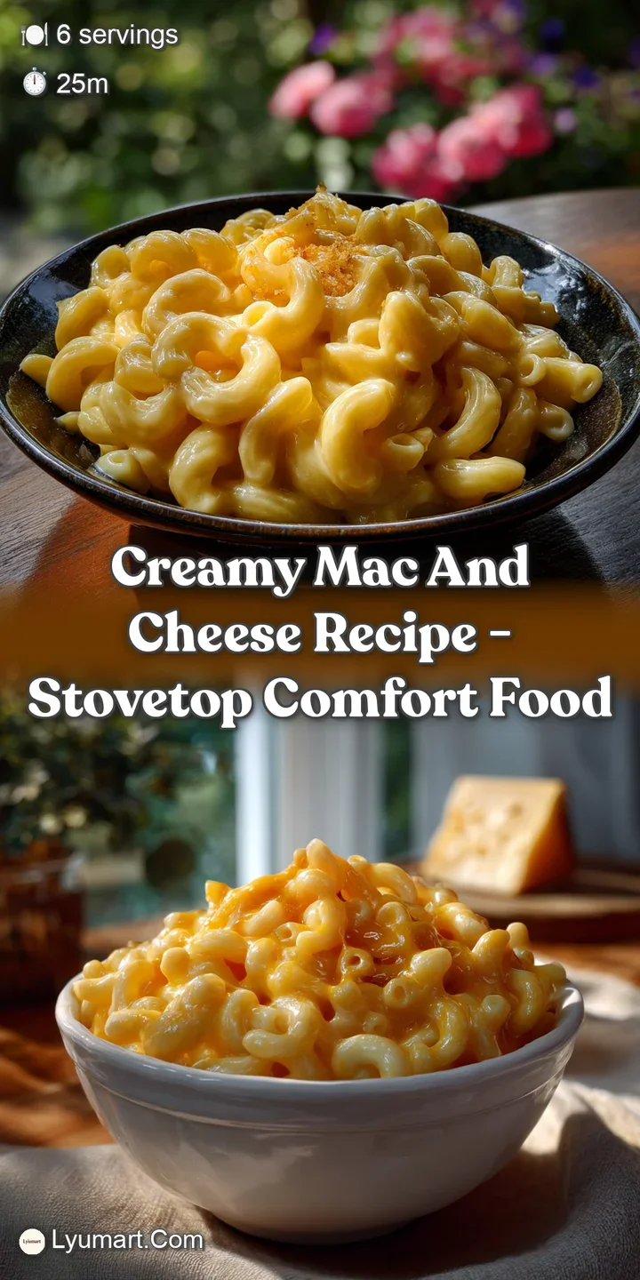 Close-up of a forkful of velvety mac and cheese, stretching with molten cheese. The texture is undeniably smooth and decad...