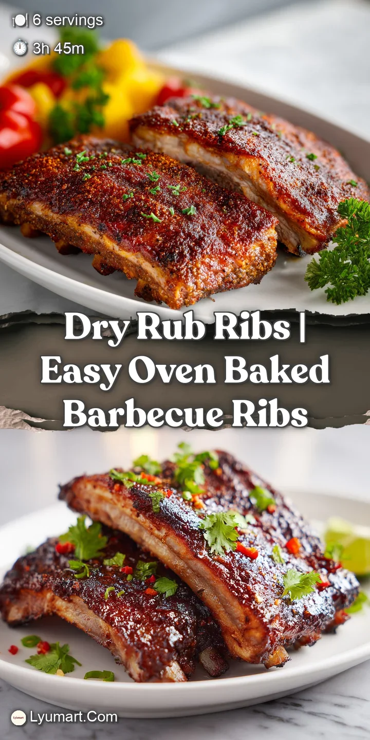 Close-up of a tender, oven-baked rib, showcasing a rich, caramelized crust and moist interior.