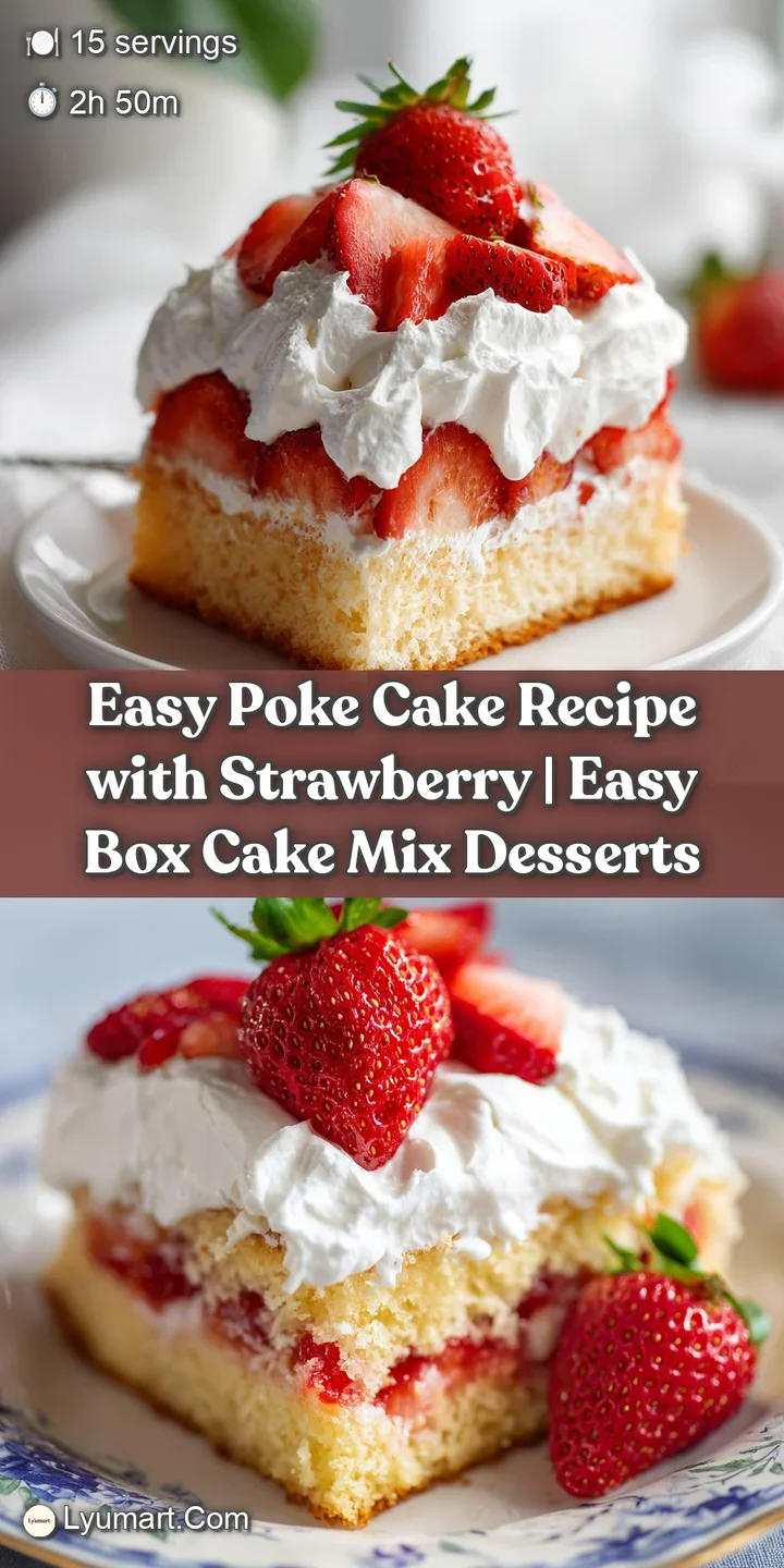 Close-up of a light, airy cake with swirls of ruby-red strawberry glaze and glistening fresh fruit.