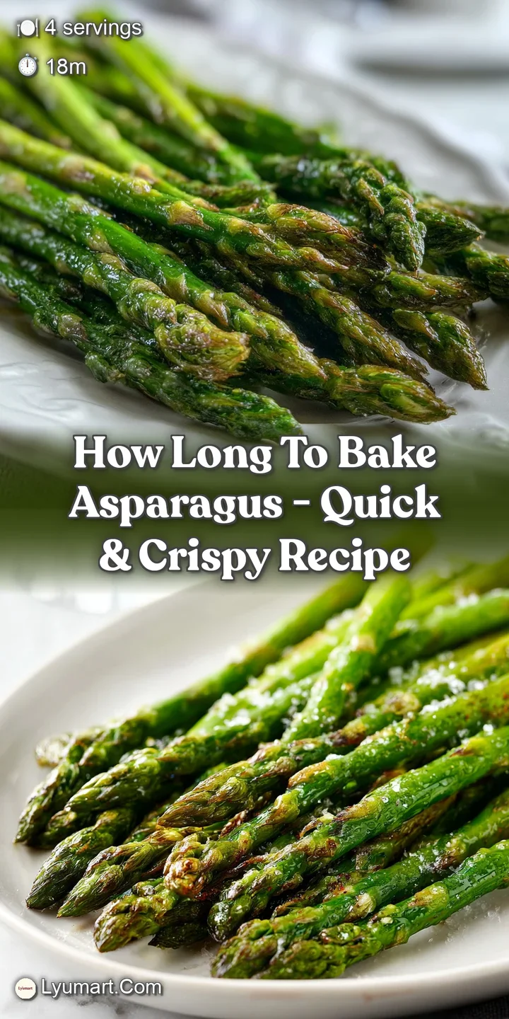 Close-up of tender-crisp asparagus with browned tips, sprinkled with flaky salt. Steam suggests it's fresh out of the oven.