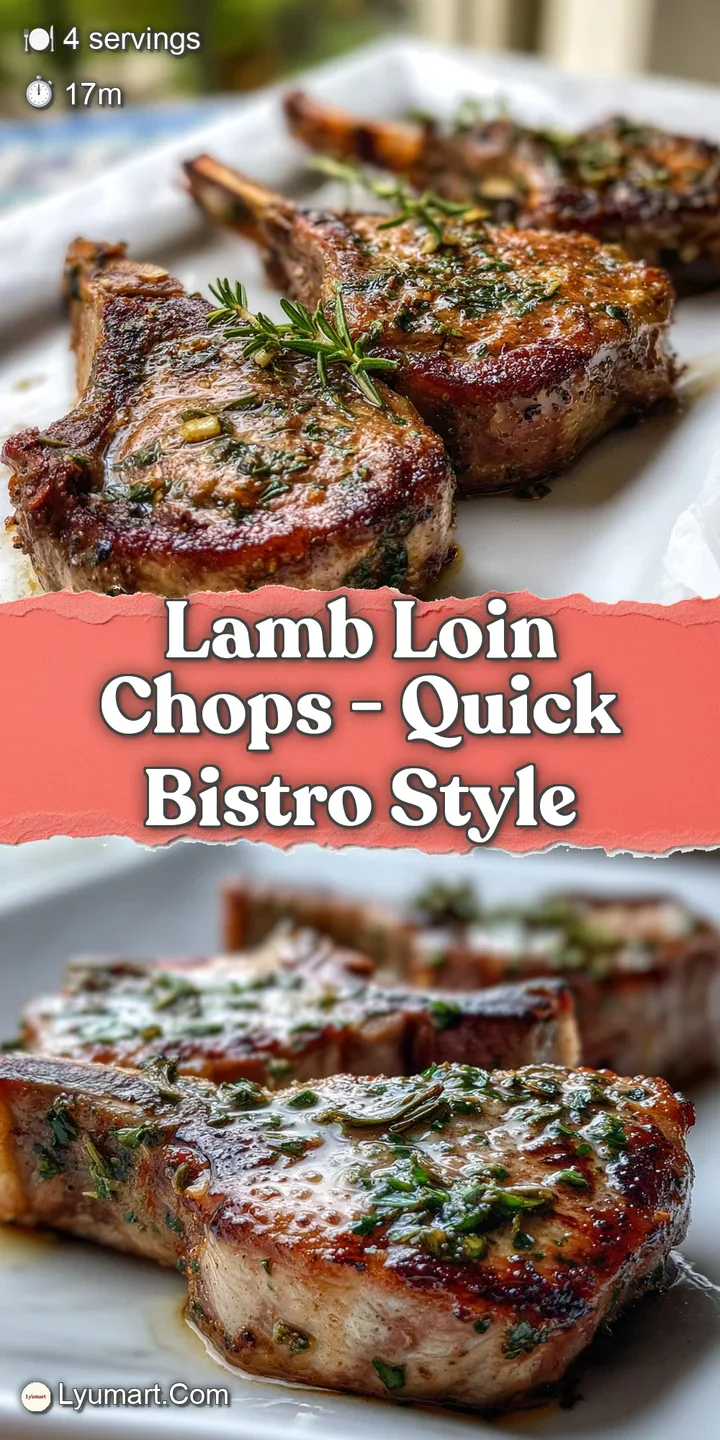 Close-up of juicy lamb loin chop. Crisped, browned surface gives way to a tender, pink interior. Sprinkled with sea salt f...