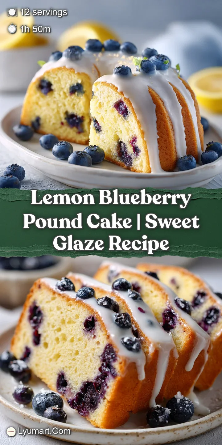 Extreme close-up of a velvety yellow crumb with bursting purple berries and a shimmering, translucent lemon glaze.