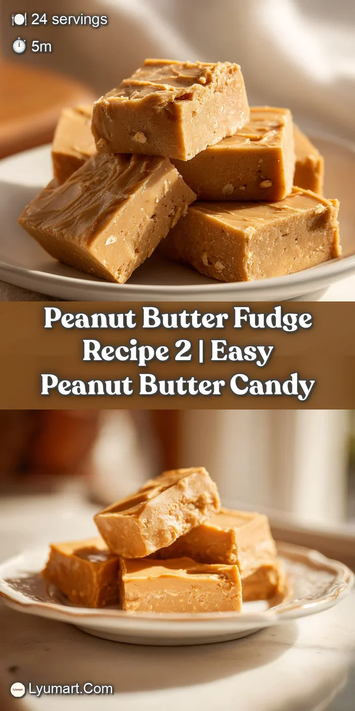 Close-up of a creamy peanut butter fudge chunk, showing its dense, moist texture and swirls of darker peanut butter.