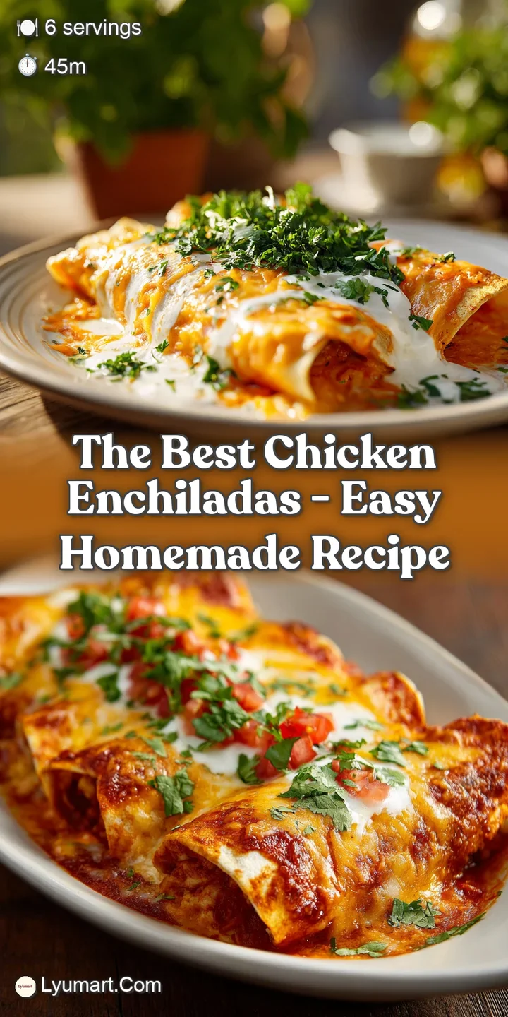 Close-up of a cheesy, saucy chicken enchilada, showcasing tender shredded chicken and bubbly red sauce texture.