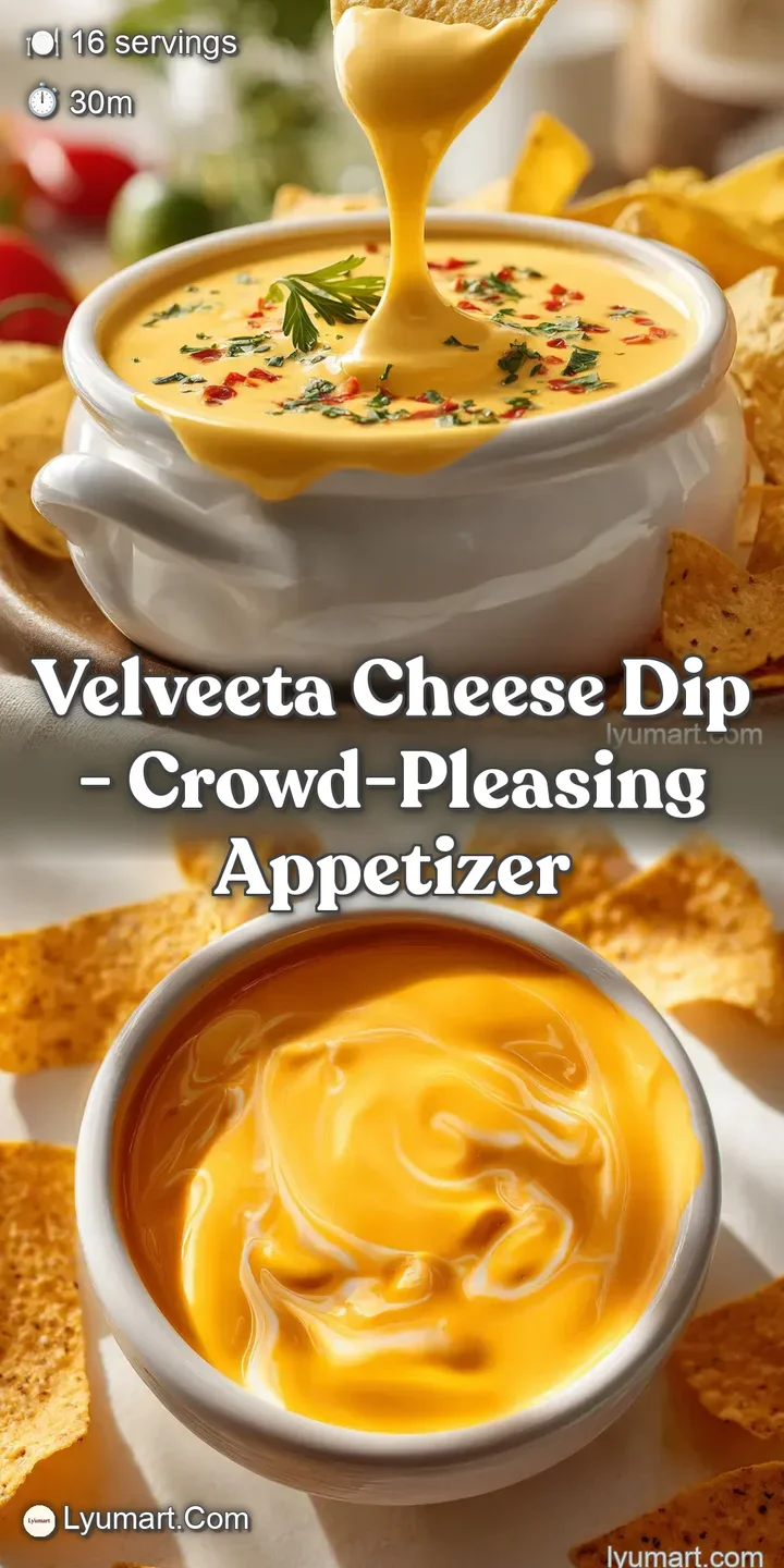 Velveeta Cheese Dip: Creamy & Savory Appetizer - appetizing dish ready to serve
