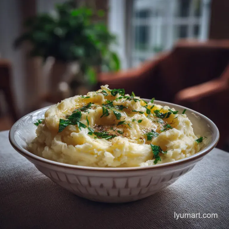 Aromatic Garlic Mashed Potatoes Recipe