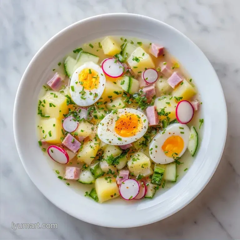 Authentic Russian Okroshka: Refreshing Summer Soup