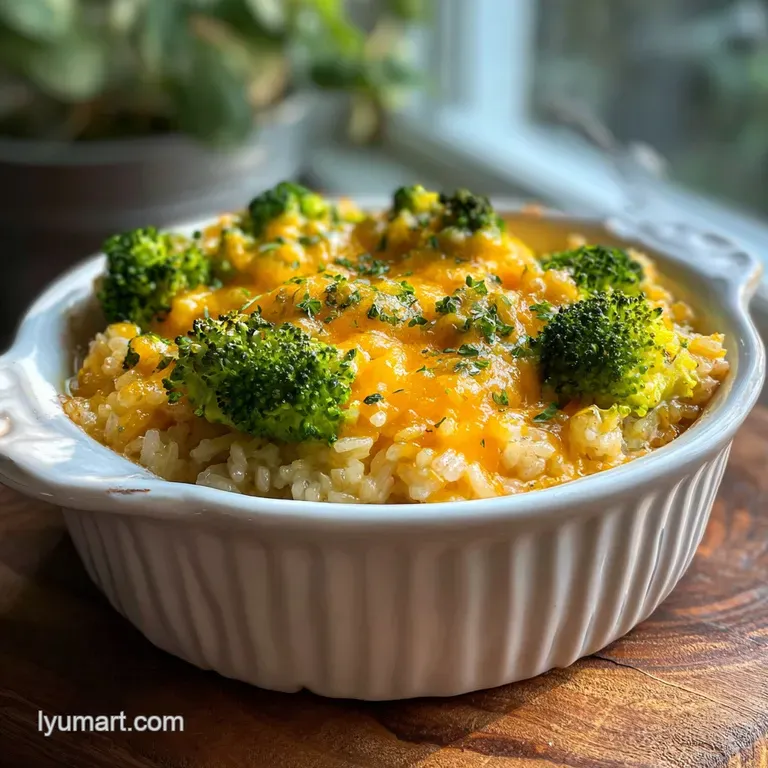 Broccoli Cheese Rice Casserole: Creamy Southern Classic