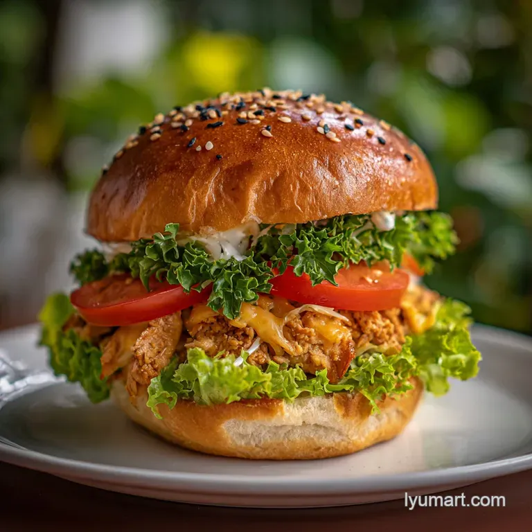 Chicken Burger: Juicy & Tender