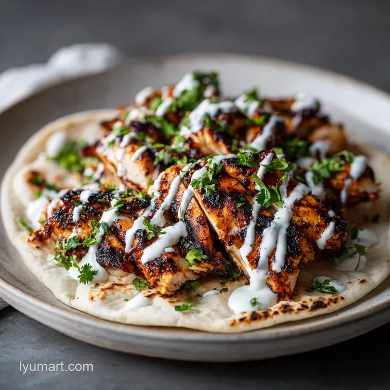 Chicken Shawarma with Garlic Sauce Recipe