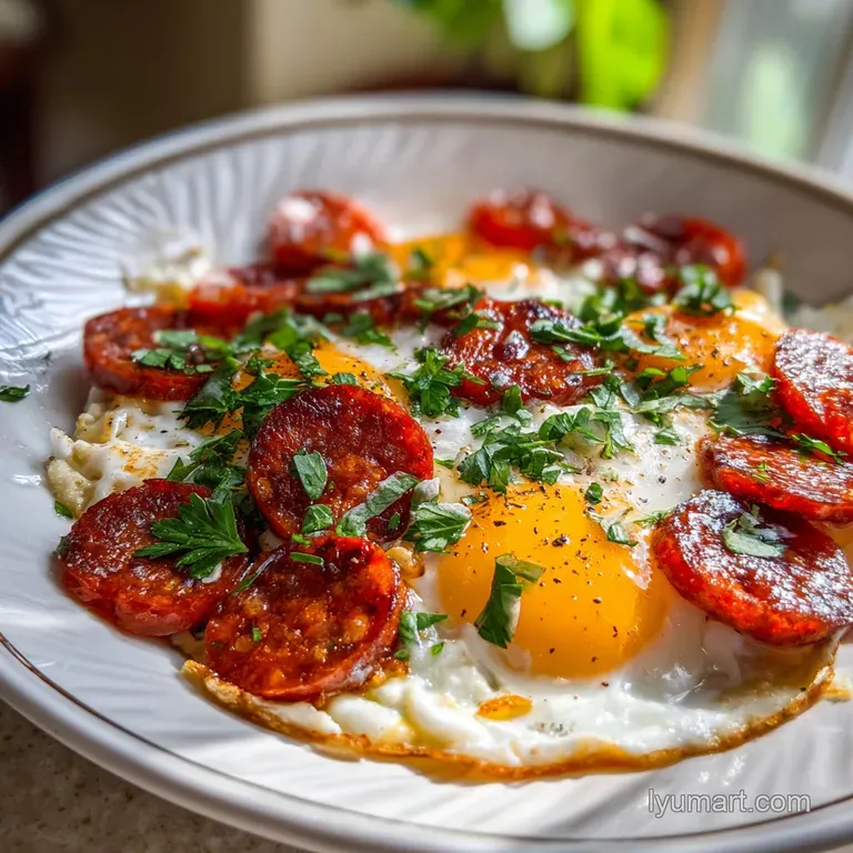 Chorizo and Eggs: Smoky & Velvety