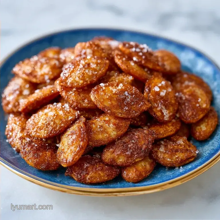 Cinnamon Pumpkin Seeds: Crispy and Low-Sugar