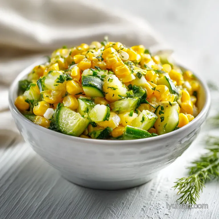 Corn and Cucumber Salad Recipe: Smoky Sweet Crunch